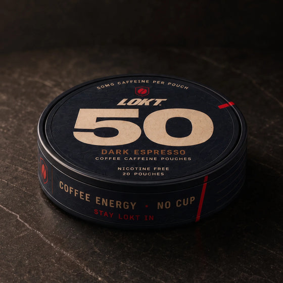 LOKT 50 Dark Espresso can, darkened for the empty cart state